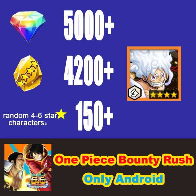 Global [Android/Only] [EX Gear 5 V2] [5000+Gems] [4200+Golden Fragments] [150+ Random 4-6 Star Characters]