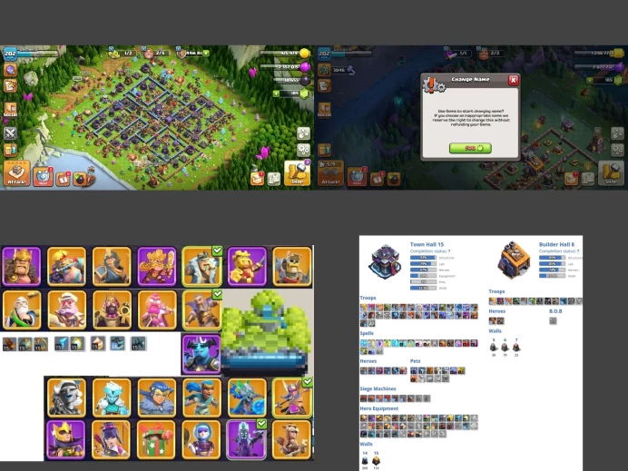 ■TH:15 (66%) (GemValue:$15525) ■Heroes: K84 Q86 W59 C26 P51 D1 ■EE:8 ■Skins:26 ■BH:8 ■Full Access ■Instant Delivery ■A7221 _____________________