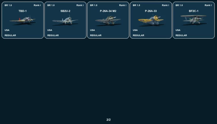 [STEAM] RANK 3 | F4U-4 | P-51C-10 | P-38E | P-40E-1 | P-39N-0 | P-36G | F4U-1A | A-36 | A-20G-25 | F4F-3 | F2A-3 | P-400 | Galer's F3F-2 | F3F-2