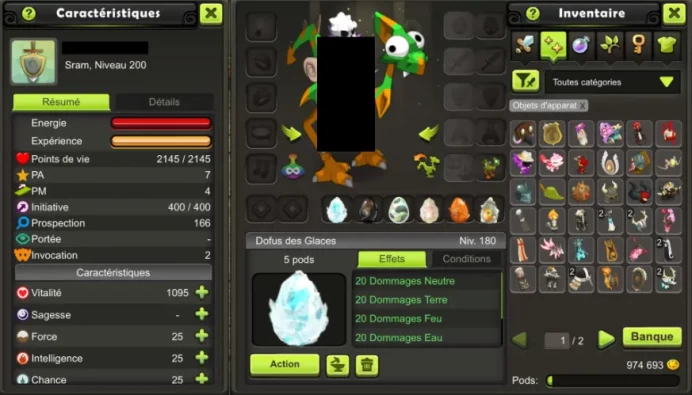 VIP !! SRAM/XEL/IOP/SACRI/PANDA 200 (DDG/DOMAKURO/DORIGAMI/TACHETE/DOLMANAX/SKINS VIP/Ornements/Titres) KELEROG !! Jamais Certifie, 100% Safe.