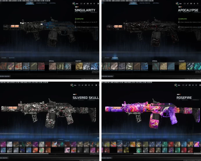BO7 LVL 584 | BO6+BO7 ALL GUNS MAX | 20+ BUNDLES BOUGHT |Valeria,IZZY,HERETIC ETC | SINGULARITY + APOCALYPSE CAMOS | FULL ACCESS | INS