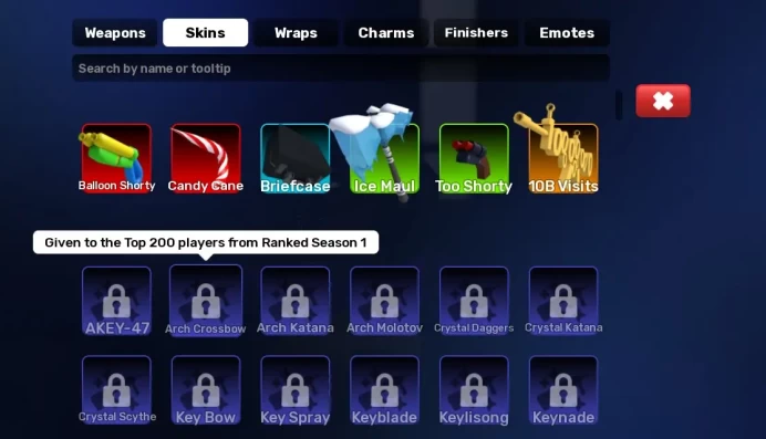 ROBLOX3838//90 LVL FLAMETHROWER MAUL MEDKIT CANDY CANE 6 DONATE SKIN