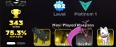 (ROBLOXRIVALS) ROBLOX3819//ACCOUNT WITH RIVALS ARE FAT /MANY gans /102 lvl Key Spray Keyblade Grappler Permafrost