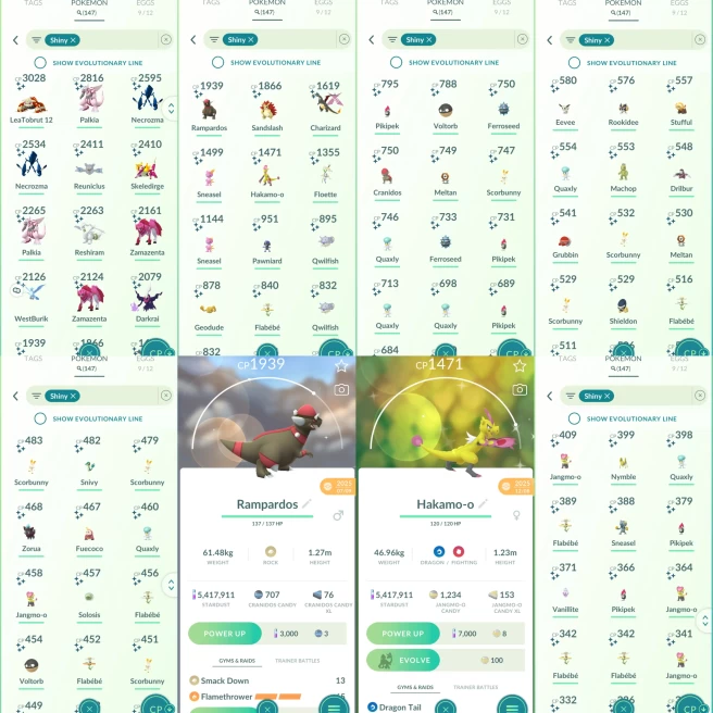 2380 Level 70 Eternatus Shiny GMax Charizard Shiny shadow Darkrai Shiny Zamazenta