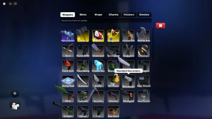 (ROBLOXRIVALS) ROBLOX3823//ACCOUNT WITH 4 PRIME WEAPON /10 DONATE SKINS / 213 LVL