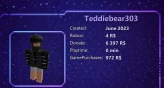 ROBLOX3875//ACCOUNT WITH 【ROBUX】【DONATE ACCOUNT】【TOTAL 6.3k+】 /PRICE<QUALITY /FULL ACCESS |
