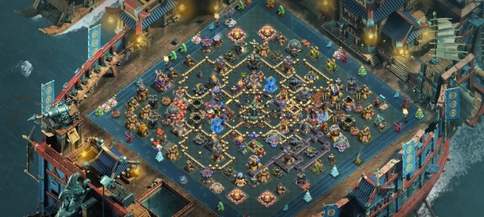 th 18 level222, hero ,83,105,80 ,55 12 equipment epic, 8 magic items, 6 hero skin, 1756 war stars, 147 gems