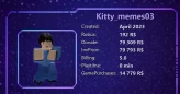 ROBLOX3877//ACCOUNT WITH 【ROBUX】【DONATE ACCOUNT WITH BALANCE 】 /INVENTORY FOR 79.7k+ /FULL ACCESS