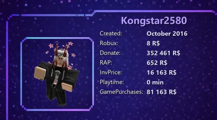 ROBLOX3878//ACCOUNT WITH 【ROBUX】【OLD DONATE ACCOUNT】【TOTAL 352k+ | RAP: 652 】PRICE<QUALITY /FULL ACCESS |