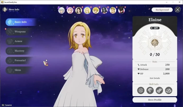 SEA |Fresh Starter Lvl 2|3 SSR| Meliodas, Elaine, Guila + 1 SSR Selector |18 Pickup Up Ticket|Act 1 Story|Log Netmarble|SDO1173