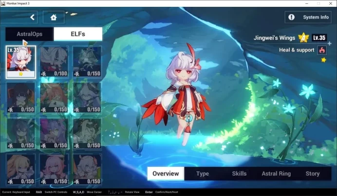 SEA|Lv 52|Seele Vollerei SP 1/4,Kiana Kaslana HeVo 1/4,Coralie VB 1/4,Pardofelis RC,Etc|1 AOp+1 ELFs|695 Crystal|Check SS|HI925