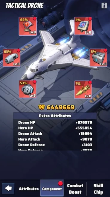 LW147: Android/iOS - Vip12 - Sever1876 - HQ30 (skin Enchantes Fungus) - 98 M Power ( Hero 67M , Done 6,4M ) - squad 1 tank 25,7M