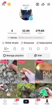 Shop Enabled/ Monetized 52K Real Followers+279K Real Likes Account/ Creator Rewards Program Activated/ Tiktok Shop/ Full Access