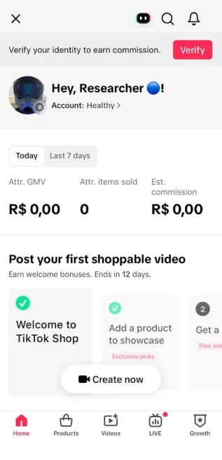 Shop Enabled/ Monetized 52K Real Followers+279K Real Likes Account/ Creator Rewards Program Activated/ Tiktok Shop/ Full Access