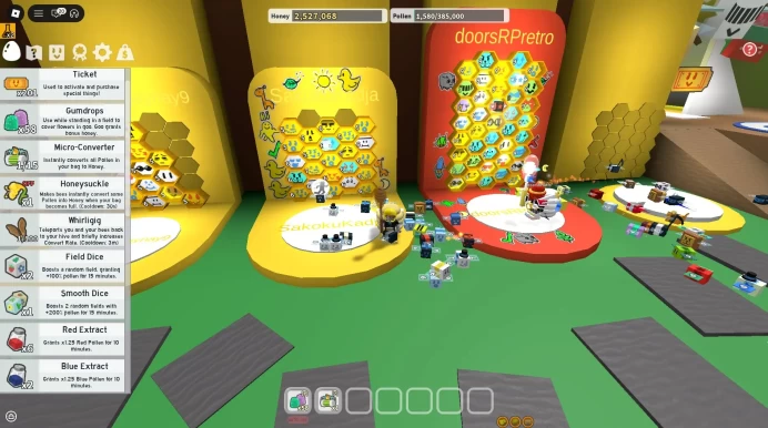 ROBLOX3901//Bee Swarm Simulator Account 23 Bees