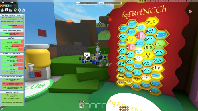 ROBLOX3908//[EXCELLENT ACCOUNT][44 BEES][LEVEL 9][2200+ TICKETS][BLUE HIVE]
