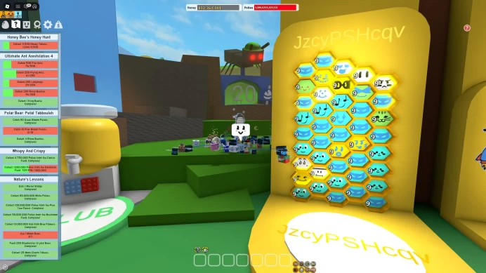 ROBLOX3907//EXCELLENT ACCOUNT] [43 BEES][LEVEL 9] [1800+ TICKETS][BLUE HIVE]