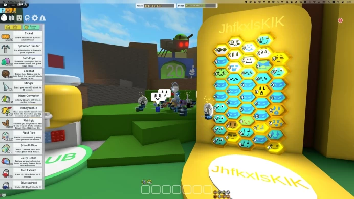 ROBLOX3906//EXCELLENT ACCOUNT][44 BEES] [LEVEL 9] [2300+ TICKETS][BLUE HIVE]