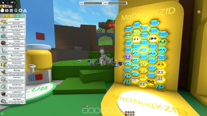ROBLOX3904//[44 BEES] [LEVEL 9] [2700+ TICKETS] [BLUE HIVE]