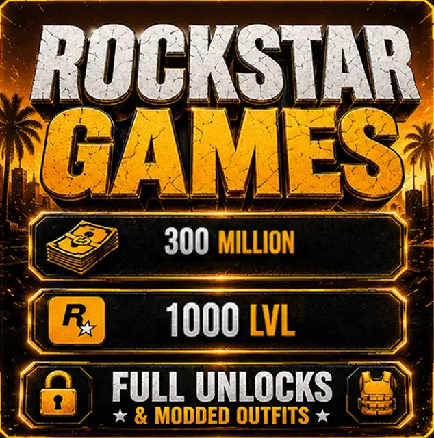 ⚡Enhanced - Rockstar Launcher⚡ 300 MILLION MONEY (30M CASH + 270M HANGAR ASSETS) 1000 LVL ✅Modded outfits ✅ALL UNLOCKS ✅MAX STATS