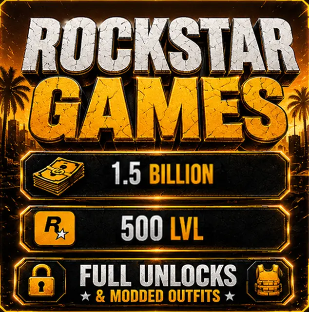 ⚡Enhanced - Rockstar Launcher⚡ 1.5 BILLION MONEY (30M CASH + 1.5B HANGAR ASSETS) 500 LVL ✅Modded outfits ✅ALL UNLOCKS ✅MAX STATS