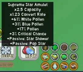 ROBLOX3927//7 BLUE HIVE  | 50 BEES | 18 LVL |  192T HONEY + PETAL SET 