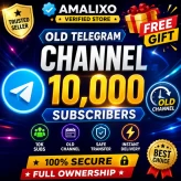 OLD Telgram Account CHANNEL +10.000 Subscribers ⮞ Easy access ⮞ Can change Data ⮞ Fast Delivery + FREE GIFT 