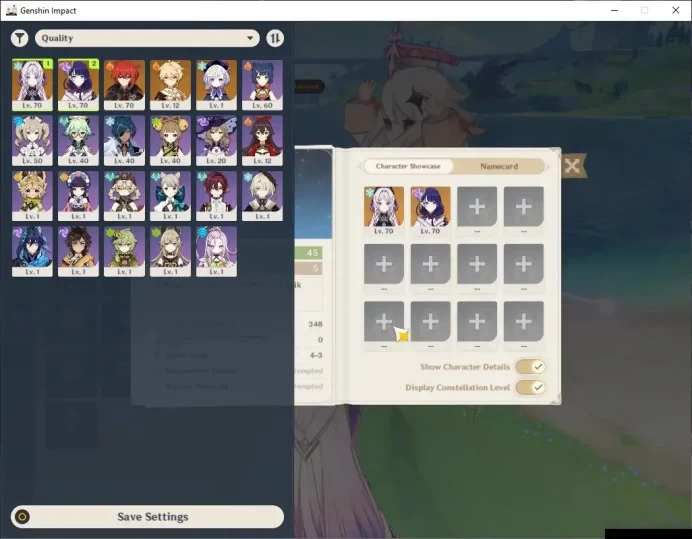 ASIA|AR 45|2 Limited + 4 (*5 Weapon)|Citlali & Raiden + Signature|Amos' Bow,PJWS|23 InterFate|BD Unset|MC Male|Take Mail|GI7483