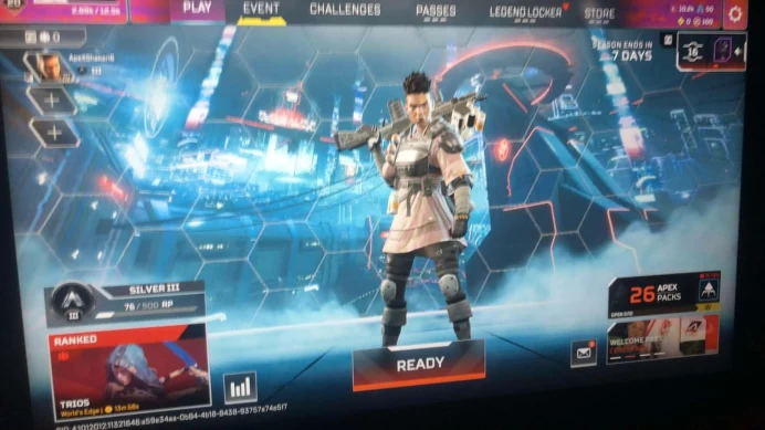 [ EA ] New Season 29 | Silver Rank | Ranked Ready Smurf | Level 20+ | 25+ Apex Packs | Full Access | Instant Delivery | XBOX / PC / PSN