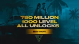 Enhanced Rockstar PC 750 Million in Total 1000 LVL l Full Unlocks l Modded Outfits l Instant Delivery