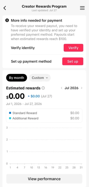 English Content/ Monetized 52K Real Followers+258K Real Likes Account/ Creator Rewards Program Activated/ Full Access