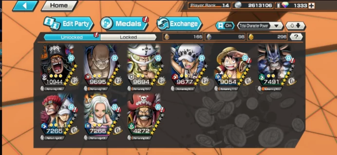 Global】9EX St. Ethanbaron V. Nusjuro +Teach-Four Emperors+Trafalgar Law+DreamLuffy+S-Snake+Newgate+Kid&Law +Kaido(Green) +1300+ Gems【IOS Onl