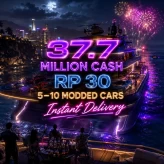 PS4 | 37.7 Million Cash | RP 30 | 5–10 Modded Cars | Full Access Account | Instant Access | Fast Delivery | GCLD1983