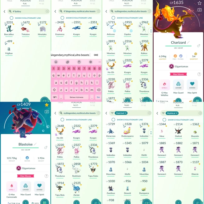2420 Level 64 Enamorus100. Kyogre 100x2. Shundo Baxcalibur Shiny Mewtwo