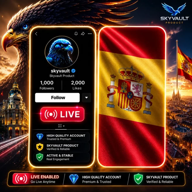 Spain Registred | 1.000+ Real Followers | 2.000 Real likes | Beta Monetized country | AUTO-DELIVERY