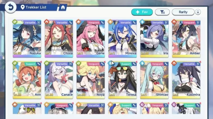 GLOBAL Lv27| 4 SSR 2 Limited (Chixia,Gerie),NazukaT3,MinovaT1 | 6 SSR Disc |Log Yostar|Check SS|(SSR950)