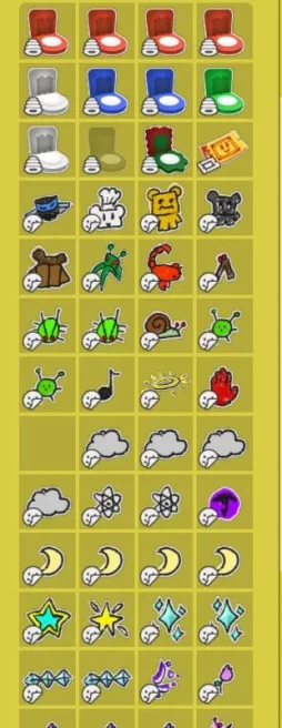 ROBLOX4217 //50 BEES, 18-19 lvl, red high, 48 bee gifts, 294t total, detailed description