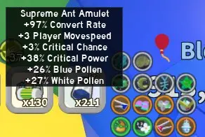 ROBLOX4220 //2 20 LVL FULL GIFTED BLUE HIVE |50 BEES | TIDE POPPER