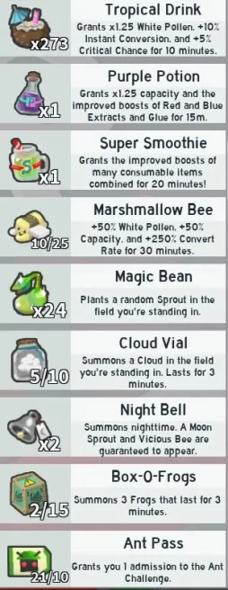 ROBLOX4221 //Bee Swarm Simulator 50 bee, 17 lvl, Blue hive, 2 Masks, 4 gp, Tide Popper