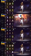 2189 - iOS Android - MENA - Level 51 - 66 Set - 1 Upgrade Gun Lvl 5 - Car skin - Old set - Booyah pass