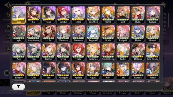 GLOBAL SEA ENDGAME| Full Ex-7k & 40TC6+ (Freyja,LuBu,Reginleif,BnB,Wukong,Radgrid,Ace,Elysia,etc) ElenaPerm+CompeArena (SKR1149)