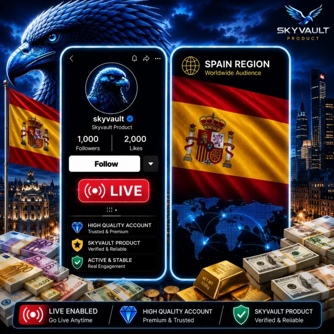 Spain | 1.000+ Real followers+ Real engagement( Likes+views) Creator rewards program | Live Mobile+Gaming+Live Rewards |Beta Monetized Country |