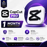 CapCut Pro 1-Month Account - Private Account