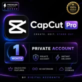 CapCut Pro 1-Month Account - Private Account