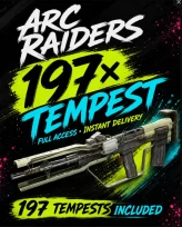 ARC Raiders / 197x Tempest Fully Attached / Full Access / Instant Delivery / PS5/Xbox Linkable — Game Not Included