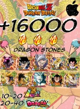 16 000K-17 000K DS  Dragon Ball Z Dokkan Battle GLOBAL [IOS] INSTANT DELIVERY 
