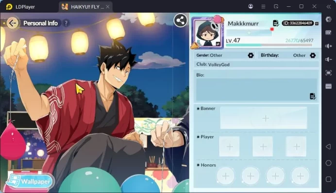 SEA|Lv.47|3 SP[Kuroo,Oikawa,Ushijima]+Memo|8 SSR[Tanaka,Ojiro,Sawamura,Tsukishima,Yamagata,ETC]|Check SS|Log Google|RA089B