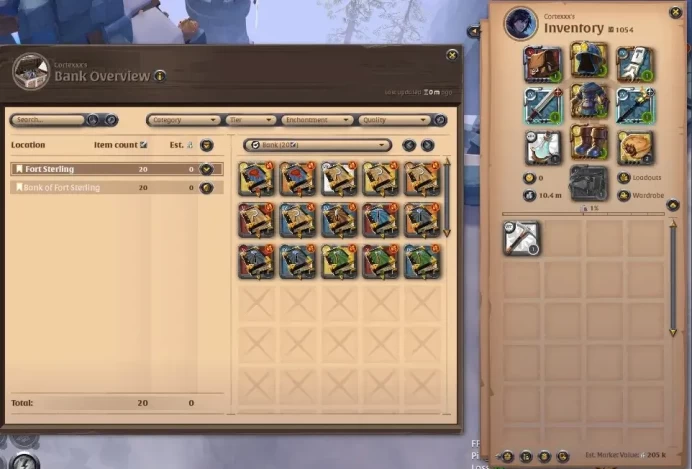 ASIA |2,97M Total Fame - 10,4M Silver|T8 Ore Miner Gather Equipment - T7 Broad Sword Build|80 LP|Take Gmail|Check SS|(AO872)