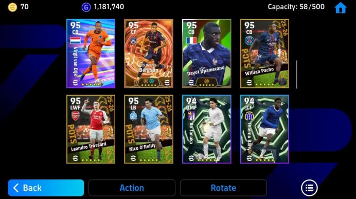 Mobile | Mbappbe 106 , Inzhagi 104 , Kaishu sano 103 , Bergson Big time , Raul , Nunez 102 , , Kimmich , gerrad103 , Strength 3140