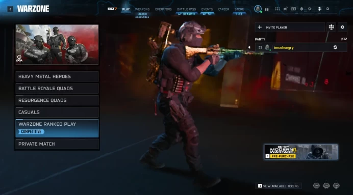 Warzone / BO7 | Prestige 2 | 6 Guns Max | Rank Ready WZ5|7 Gold Camo | 20 Win Done | LINKABLE to all platforms | Full access | Instant